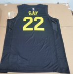 NBA 22 Gay Utah Jazz Maillot noir